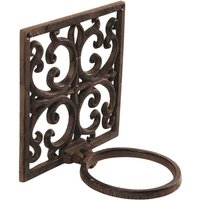 Blumentopfhalter Gusseisen Antik-Braun Pflanzenhalter Wandtopfhalter 18cm Blumentopfhalter Gusseisen Antik-Braun Pflanzenhalter Wandtopfhalter 18cm