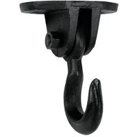 Deckenhaken schwingend Rustikal Wandhaken Gusseisen Schwarz Vintage-Stil 15cm Deckenhaken schwingend Rustikal Wandhaken Gusseisen Schwarz Vintage-Stil 15cm