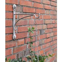 Wandhalterung für Blumenampel Löwenkopf Wandhaken Blumentopf Grau Patiniert Wandhalterung für Blumenampel Löwenkopf Wandhaken Blumentopf Grau Patiniert