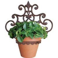 Blumentopfhalter Gusseisen Antik-Braun Pflanzenhalter Wandtopfhalter Blumentopfhalter Gusseisen Antik-Braun Pflanzenhalter Wandtopfhalter