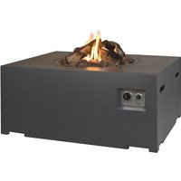 Happy Cocooning Feuertisch rechteckig grau 1070 x 800 mm Happy Cocooning Feuertisch rechteckig grau 1070 x 800 mm