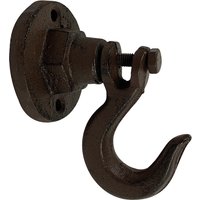 Wandhaken schwingend Rustikal Wandhalterung Gusseisen Braun Antik-Stil Vintage Wandhaken schwingend Rustikal Wandhalterung Gusseisen Braun Antik-Stil Vintage