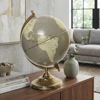 Gartentotalde 14% Rabatt auf eleganten GrauGold Globus 20cm mit Metallfuß