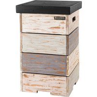 Happy Cocooning Beistelltisch NICE & NASTY für Gasflasche schwarz 410 x 410 x 620 mm Happy Cocooning Beistelltisch NICE & NASTY für Gasflasche schwarz 410 x 410 x 620 mm