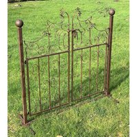 Deko Gartentor Metall Gartentür Antik-Stil Dekoration Garten Hühner Landhausstil Deko Gartentor Metall Gartentür Antik-Stil Dekoration Garten Hühner Landhausstil