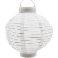 Solar Garten Lampion Weiß Laterne zum Aufhängen LED Warmweiß Ø 20 cm Solar Garten Lampion Weiß Laterne zum Aufhängen LED Warmweiß Ø 20 cm