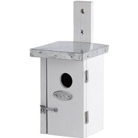 Vogelhaus für Zaunkönige Nistkasten Holz Weiss Vogelhaus für Zaunkönige Nistkasten Holz Weiss