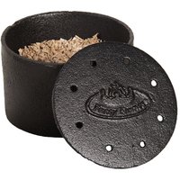 Räucherbox BBQ Gusseisen Braun Grill Räucherdose Smoker mit Holzschnipsel Räucherbox BBQ Gusseisen Braun Grill Räucherdose Smoker mit Holzschnipsel