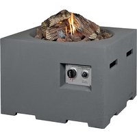 Happy Cocooning Feuertisch quadratisch grau 600 x 600 mm Happy Cocooning Feuertisch quadratisch grau 600 x 600 mm