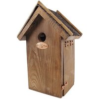 Vogelhaus für Blaumeisen Nistkasten Holz mit Bitumendach 27cm Vogelhaus für Blaumeisen Nistkasten Holz mit Bitumendach 27cm