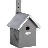 Vogelhaus für Blaumeisen Nistkasten Holz Grau Vogelhaus für Blaumeisen Nistkasten Holz Grau