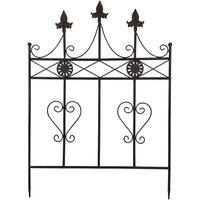 Beetzaun Metall Zum Stecken Beeteinfassung Beetumrandung Antik-Stil 51x70cm Beetzaun Metall Zum Stecken Beeteinfassung Beetumrandung Antik-Stil 51x70cm