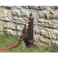 Wasserzapfsäule Wasserzapfstelle für Garten Standbrunnen Antik-Stil Braun 48cm Wasserzapfsäule Wasserzapfstelle für Garten Standbrunnen Antik-Stil Braun 48cm