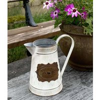 Deko Krug Zink Zinkkrug Rose Garden Gießkanne Wasserkrug Shabby Antik-Stil 20cm Deko Krug Zink Zinkkrug Rose Garden Gießkanne Wasserkrug Shabby Antik-Stil 20cm