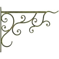 Wandhalterung für Blumenampel Vintage Wandhaken Blumentopf Grün Patiniert Wandhalterung für Blumenampel Vintage Wandhaken Blumentopf Grün Patiniert