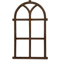 Stallfenster groß Rundbogen Eisen Rost Nostalgie Fensterrahmen Antik-Stil 100cm Stallfenster groß Rundbogen Eisen Rost Nostalgie Fensterrahmen Antik-Stil 100cm