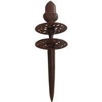 Gartenschlauch Umlenkrolle Eichel Schlauchführung Gusseisen Antik-Stil Braun Gartenschlauch Umlenkrolle Eichel Schlauchführung Gusseisen Antik-Stil Braun