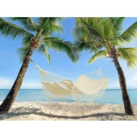 Hängematte Ibiza Fransen Boho Outdoor Camping Tragbar mit Tragetasche 100x200cm Hängematte Ibiza Fransen Boho Outdoor Camping Tragbar mit Tragetasche 100x200cm
