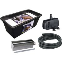 Ubbink Niagara 30 LED SET Wasserfall-Set Edelstahl Beleuchtet Ubbink Niagara 30 LED SET Wasserfall-Set Edelstahl Beleuchtet