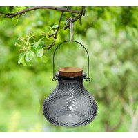Wespenfalle Glas Grau Taupe zum Aufhängen Landhausstil Insektenfalle 13cm Wespenfalle Glas Grau Taupe zum Aufhängen Landhausstil Insektenfalle 13cm