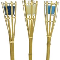 3 Gartenfackeln Bambus Citronella Kerze im Glas Gartenkerzen Bambusfackel 100cm 3 Gartenfackeln Bambus Citronella Kerze im Glas Gartenkerzen Bambusfackel 100cm