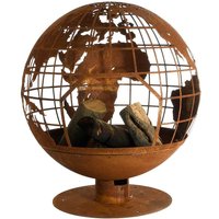 Feuerkorb Weltkugel Globus Feuerschale Eisen Rostig Lagerfeuer Feuerkugel Ø 60cm Feuerkorb Weltkugel Globus Feuerschale Eisen Rostig Lagerfeuer Feuerkugel Ø 60cm