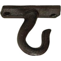 Deckenhaken Wandhaken Rustikal Wandhalterung Gusseisen Antik-Stil Braun 5cm Deckenhaken Wandhaken Rustikal Wandhalterung Gusseisen Antik-Stil Braun 5cm