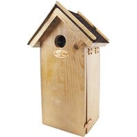 Vogelhaus für Kohlmeisen Nistkasten Holz mit Bitumendach 31cm Vogelhaus für Kohlmeisen Nistkasten Holz mit Bitumendach 31cm