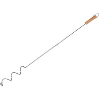 Würstchenspieß Würstchenhalter Spirale mit Holzgriff Grillwursthalter Würstchenspieß Würstchenhalter Spirale mit Holzgriff Grillwursthalter