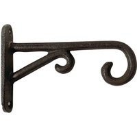 Wandhaken für Blumenampel Wandhalter Blumentopf Gusseisen Braun Vintage 12cm Wandhaken für Blumenampel Wandhalter Blumentopf Gusseisen Braun Vintage 12cm