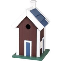 Buntes Vogelhaus Vogel-Villa Nistkasten Holz Braun 27,5cm Buntes Vogelhaus Vogel-Villa Nistkasten Holz Braun 27,5cm