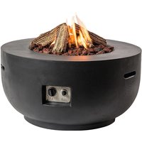 Happy Cocooning Feuertisch Bowl schwarz 910 x 460 mm Happy Cocooning Feuertisch Bowl schwarz 910 x 460 mm