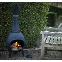 Terrassenofen Gusseisen Aztekenofen Terassenkamin Schwarz 120cm Terrassenofen Gusseisen Aztekenofen Terassenkamin Schwarz 120cm
