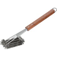Küchenprofi 3-Kopf Grillbürste TEXAS mit Holzgriff Küchenprofi 3-Kopf Grillbürste TEXAS mit Holzgriff