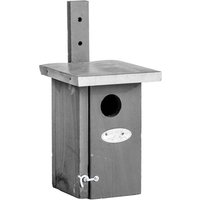 Nistkasten für Zaunkönige Vogelhaus Vogelfutterhaus Holz Grau Nistkasten für Zaunkönige Vogelhaus Vogelfutterhaus Holz Grau
