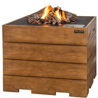 Happy Cocooning Lounge & Dining Feuertisch TEAK-Holz schwarz 760 x 760 x 675 mm Happy Cocooning Lounge & Dining Feuertisch TEAK-Holz schwarz 760 x 760 x 675 mm