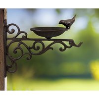 Vogeltränke Wandmontage Vögelchen Futterschale Vogelbad Gusseisen Antik-Stil Vogeltränke Wandmontage Vögelchen Futterschale Vogelbad Gusseisen Antik-Stil
