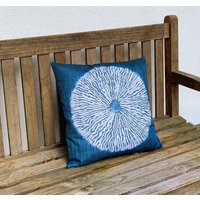 Outdoor Kissen Boho Gartenkissen Wasserabweisend Petrol Blau Weiß 45x45cm Outdoor Kissen Boho Gartenkissen Wasserabweisend Petrol Blau Weiß 45x45cm