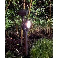 Solar Gartenstrahler LED Schwarz Solarleuchte Gartenleuchte Beleuchtung 34cm Solar Gartenstrahler LED Schwarz Solarleuchte Gartenleuchte Beleuchtung 34cm