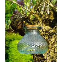 Wespenfalle Glas Klar zum Aufhängen Landhausstil Insektenfalle 13cm Wespenfalle Glas Klar zum Aufhängen Landhausstil Insektenfalle 13cm