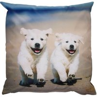 Outdoor Kissen Hundemotiv 2 Hunde Welpen Gartenkissen Wasserabweisend 50 x 50 cm Outdoor Kissen Hundemotiv 2 Hunde Welpen Gartenkissen Wasserabweisend 50 x 50 cm