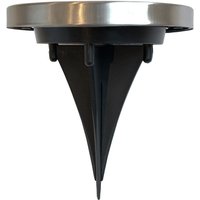 Solar Bodenleuchte Garten LED Solarlampe Bodenstrahler Edelstahl 12cm Solar Bodenleuchte Garten LED Solarlampe Bodenstrahler Edelstahl 12cm
