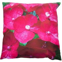 Outdoor Kissen Blumen Pink Gartenkissen Wasserabweisend 40 x 40 cm Outdoor Kissen Blumen Pink Gartenkissen Wasserabweisend 40 x 40 cm