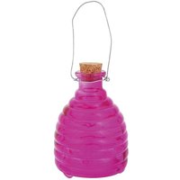Wespenfalle Glas zum Aufhängen Insektenfalle Geriffelt Lila 20cm Wespenfalle Glas zum Aufhängen Insektenfalle Geriffelt Lila 20cm