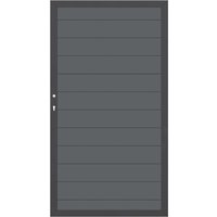 System Alu Tor Anthrazit, Anthrazit-Rahmen DIN Links System Alu Tor Anthrazit, Anthrazit-Rahmen DIN Links