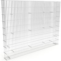 Gabione Typ L (6/5/6), B: 2500mm, verzinkt 800mm Verzinkt 150mm ohne Bodenanker Gabione Typ L (6/5/6), B: 2500mm, verzinkt 800mm Verzinkt 150mm ohne Bodenanker