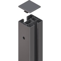 Art. 2788 SYSTEM Klemmpfosten Anthrazit 235 cm Art. 2788 SYSTEM Klemmpfosten Anthrazit 235 cm