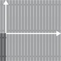Alu-Zaun Squadra Anthrazit auf Maß 20-200×91-200cm Alu-Zaun Squadra Anthrazit auf Maß 20-200×91-200cm