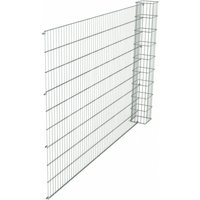 Gabionensäule Hamm H26 mit 656 Doppelstabmatte Erweiterungselement 800 mm Verzinkt Verzinkt Gabionensäule Hamm H26 mit 656 Doppelstabmatte Erweiterungselement 800 mm Verzinkt Verzinkt