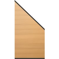 System WPC Platinum Zaun-Anschluss-Set, Lärche System WPC Platinum Zaun-Anschluss-Set, Lärche